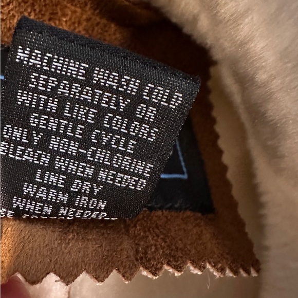 Relativity Rich Brown Faux Suede Sherpa Style Button Front‎ Jacket XL - Picture 9 of 12